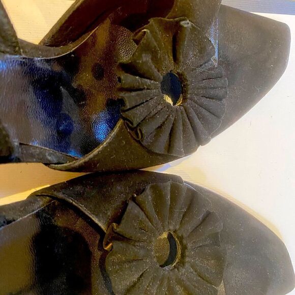 Sergio Rossi black suede heel - size 10 - Picture 1 of 12